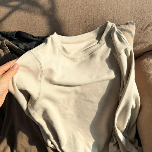 柔柔软软糯糯男女同款弹力打底衫，抗起球莱赛尔超细手感细腻舒适柔软糯手感 商品图1