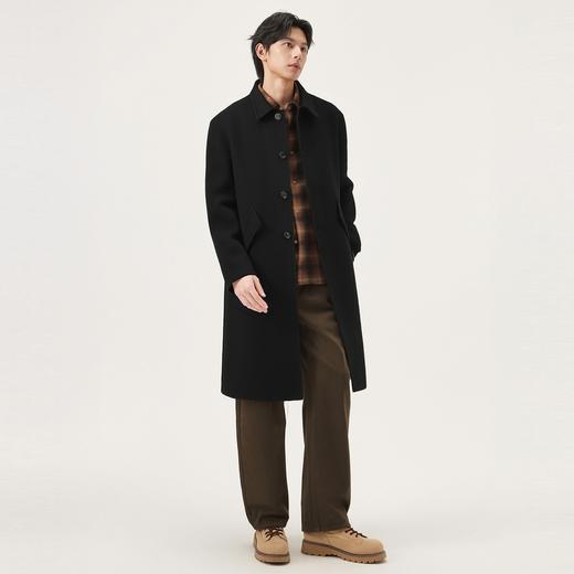 gxg.jeans男装  冬季热卖长款双面呢大衣J24X264042 商品图4