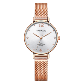 S00002633-2【人气推荐】天王表简约女表可盐可甜时尚米兰带石英女士手表