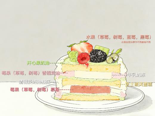 开心果莓莓蛋糕 商品图1