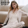 【家居服专场】嫚熙秋冬季山茶花华夫格女士睡衣吊带可外穿家居服套装2025新款 商品缩略图3