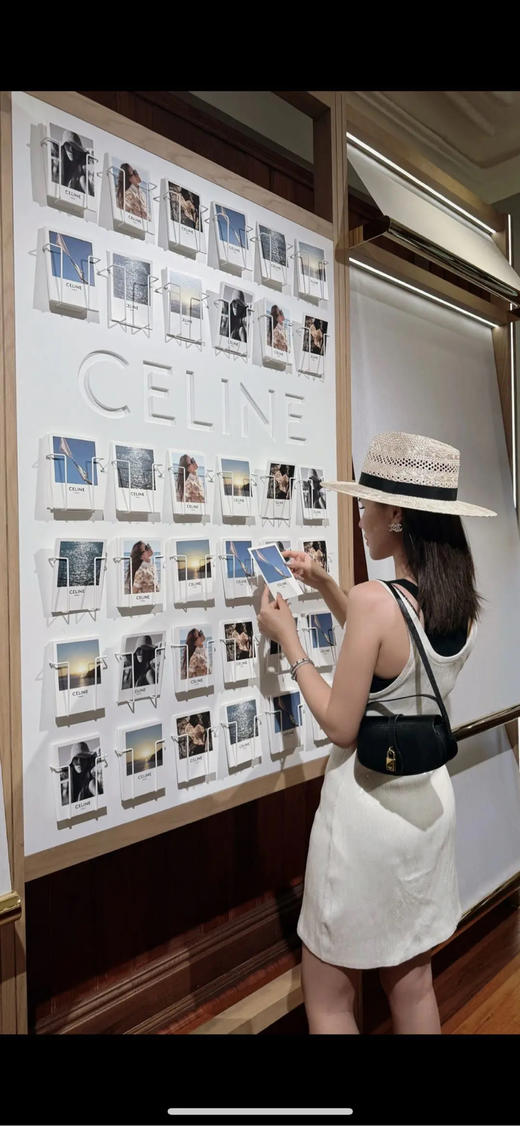 Celine TABOU 蜥蜴皮 黑色 锁头包 商品图2