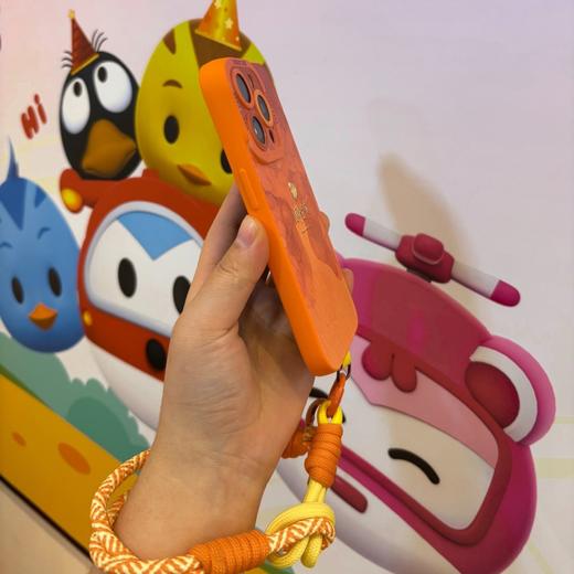 【高颜值工艺轻奢高级❗️万事顺遂心想事橙】2026马年新年春节iphone17promax诸事皆顺16硅胶15软14简约13喜庆手机壳带挂绳。jb 商品图3