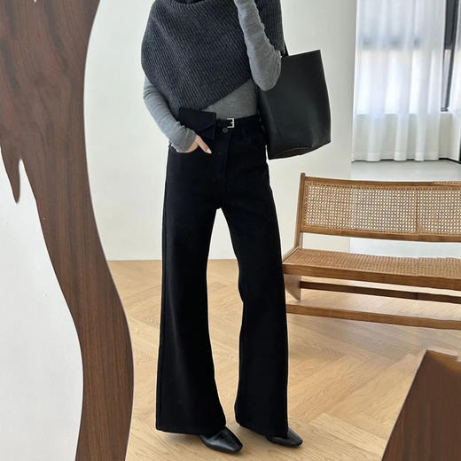 cosAcosB加绒微喇牛仔裤 | 微喇设计，显瘦显高，视觉显瘦好几斤【3-5天发货】 商品图5