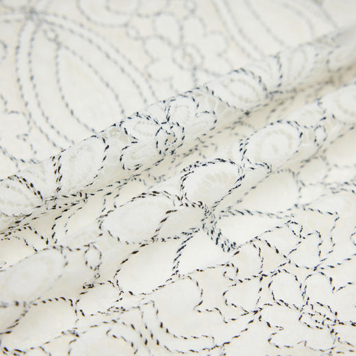 商场同款PURE TOUCH女装26春夏蕾丝短外套圆领拉链门襟棉混纺上衣 商品图6