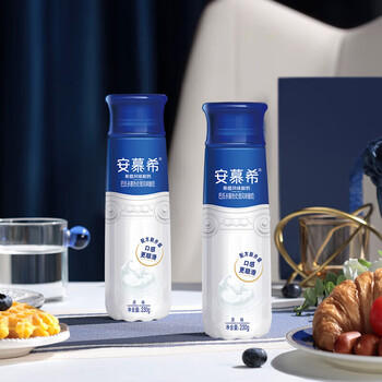 伊利安慕希高端原味常温酸牛奶230g*10瓶 礼盒装 12月底产 /水饮冲调 /常温奶 /酸奶 商品图0