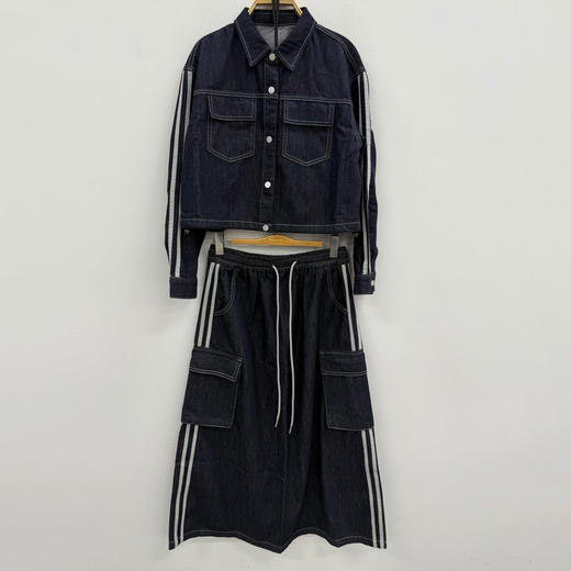 NC长袖外套配半裙上下两件套50702（蓝）秋季253010730321 商品图1