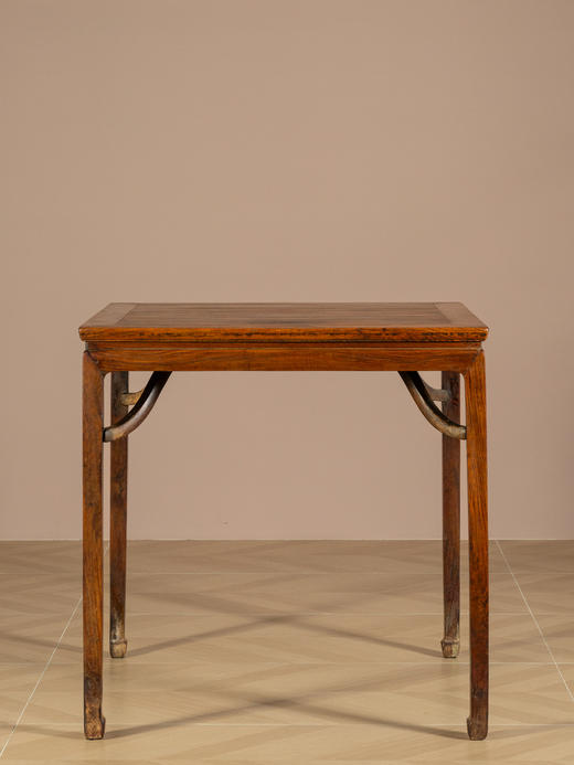 清早期	黄花梨束腰霸王枨马蹄腿方桌 商品图4