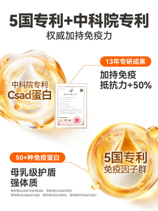 普安特乳铁蛋白猫宠物狗狗专用营养补充增强免疫抵抗力抑菌护肠道超免乳铁蛋白300mg 商品图2