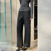 奢姿大码女装2025冬季减龄半松紧直筒裤子胖妹妹抽绳时尚休闲裤9954569940 商品缩略图4