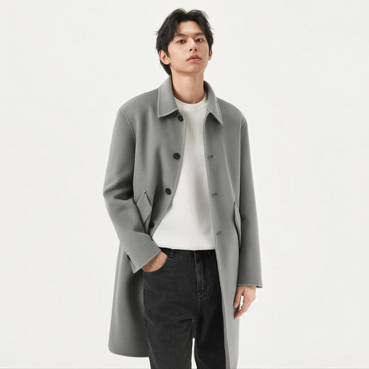 gxg.jeans男装  冬季热卖长款双面呢大衣J24X264042 商品图1