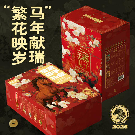 马年越远宝藏瓜子礼盒480g/盒 7种口味混合装炒货葵花籽网红零食年货伴手送礼 商品图1