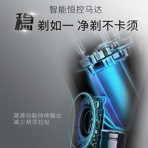 飞利浦PHILIPS男士电动剃须刀干湿双剃刮胡刀新3系升级款S3109 商品图3