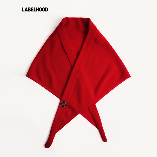LABELHOOD蕾虎 “RED TO GO”SCARF 红色围巾 商品图1