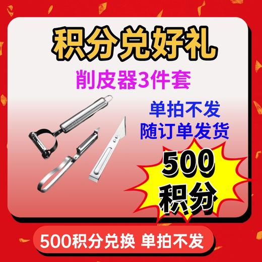 500积分兑换削皮器三件套【单拍不发 随货带出】 商品图0