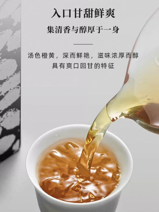 骏德茶业 武夷山红茶茶叶桐木关正山小种 高山老枞单瓷罐 50克礼盒装 商品图5