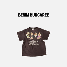 日本DD童装 DENIM DUNGAREE 复古迪士尼联名七个小矮人短袖T恤