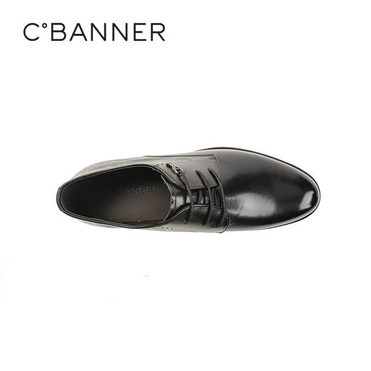 千百度2026春季经选优质牛皮革经久耐穿商务正装男鞋A26162033 商品图2