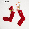 LABELHOOD蕾虎 “RED TO GO”SOCKS 红色袜子 商品缩略图1