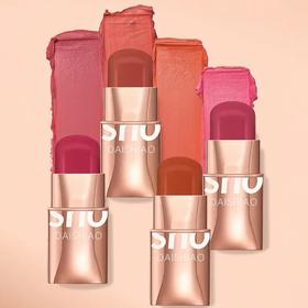 中国 DAISHIAO珠光眼影腮红棒哑光胭脂唇颊两用腮红膏口红唇膏滋润保湿防干裂唇膏