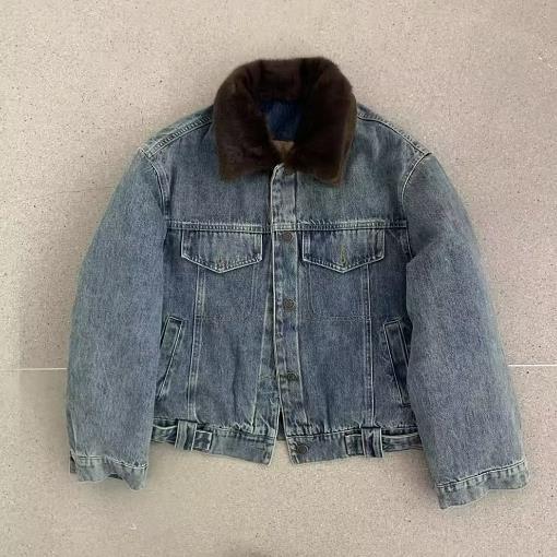 【门店同款】ENJOY冬季“暖冬知性”美式复古牛仔外套 169094719 商品图0