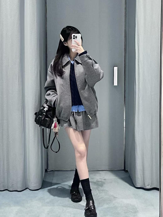 特价出！敲好性价比 miu家高级灰毛呢夹克外套！ 商品图11