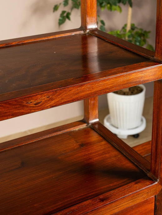 二十世纪	黄花梨带屉双层架格 商品图3