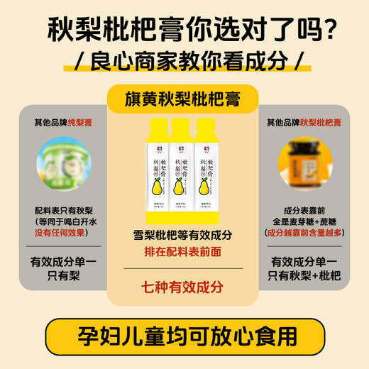 【旗黄】秋梨枇杷膏袋装（10g/袋） 商品图4