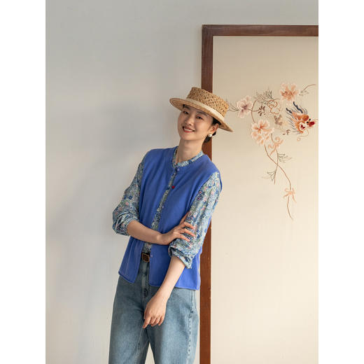 牧衣游原创阿尔巴斯纯山羊绒毛织马夹 福利款 森语不支持会员折 商品图1