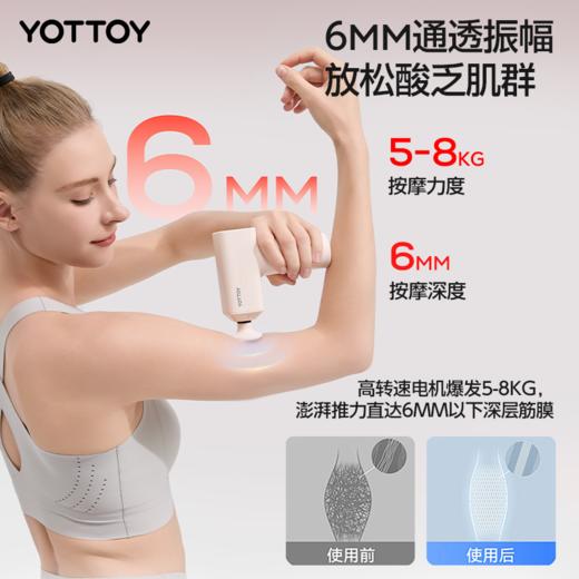 YOTTOY智能小方锤筋膜按摩枪肌肉放松神器专业级按摩器多功能男女器材 商品图1