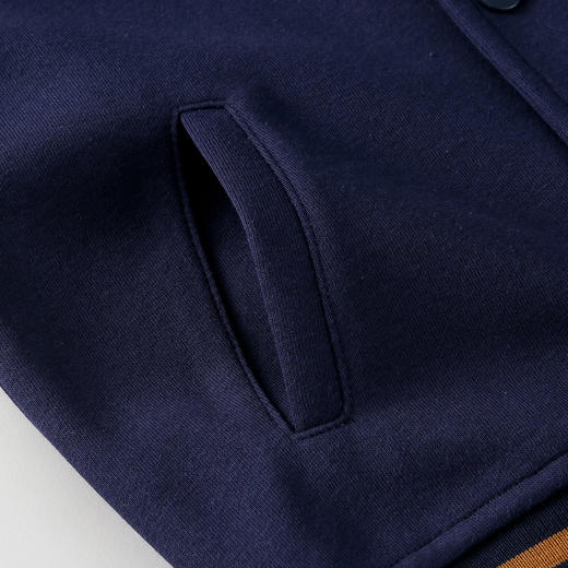 【7A抗菌】棉花堂美式复古潮酷童装立领针织外套-FA52023 商品图9