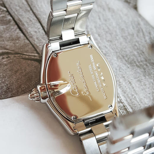 【95新】CARTIER  卡地亚W62054V3石英机芯日期显示32*37MM（女款）跑车系列精钢；后镶钻石 241225TJ20 商品图6