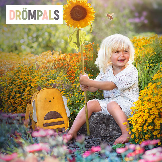 瑞典Drompals 儿童书包幼儿园书包卡通可爱儿童背包潮娃户外出行必备设计师品牌 商品图2