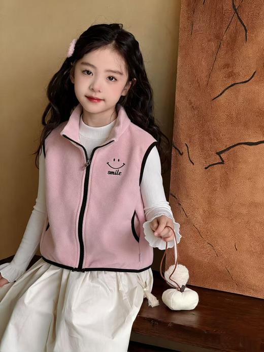 【29.9元/件】特价捡漏❗“软fufu”【喜林贝尔】 儿童奥利绒笑脸卫裤/双面绒马甲 一套过冬～🔥 商品图6