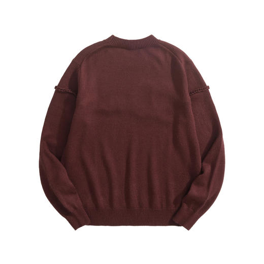 男款立体logo羊毛针织衫毛衣ho010 商品图1