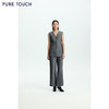 商场同款PURE TOUCH女装26春夏新款v领西装马甲收腰羊毛亚麻马夹 商品缩略图3