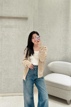 迪奥 新款  双面羊绒连帽外套(MM)