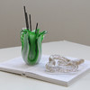 简约现代创意白菜玻璃烛台摆件样板房售楼处玄关桌面软装饰品摆件 商品缩略图0