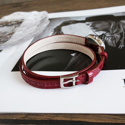 【95新】BVLGARI 宝格丽102780 SPS27C9SDL石英机芯20*27MM（女款）SERPENTI系列精钢；镶嵌钻石 241225TJ18 商品图3