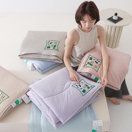 【有机竹粹夏凉被】锦纶面料，科技锁凉，竹纤抗菌，丝滑触感，给你夏日清爽睡眠！ 商品图6