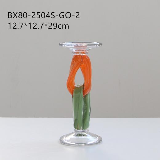 厂家创意批发北欧风玻璃烛台婚庆礼品餐桌家居酒店样板间装饰摆件 商品图10