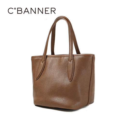 千百度2026春季女包细节考究针脚细密背提包A26150917 商品图1