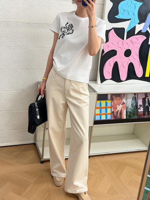 爱马仕 新品印花T恤(MM) 商品图4