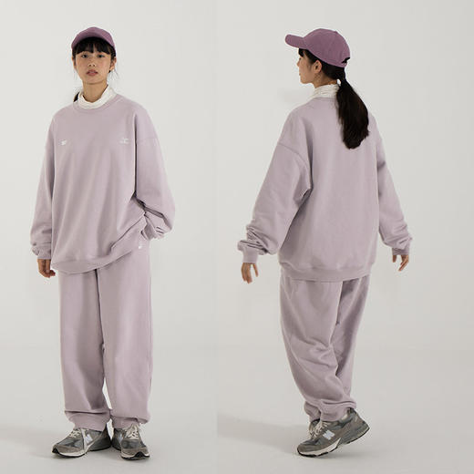 CryingCenter 脏紫色Cityboy针织运动裤重磅宽松休闲小logo哭喊 商品图1
