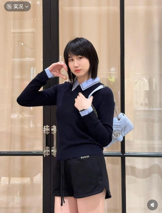 古驰 新品 假两件羊毛针织衫(MM) 商品图7