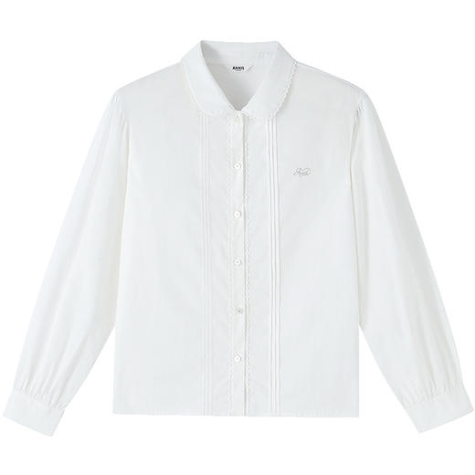 女童翻领长袖上衣春季新款安奈儿童装EG611605 商品图6