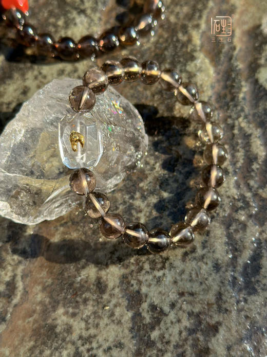 【三生石·马语者】平安健康茶水晶手链 商品图6