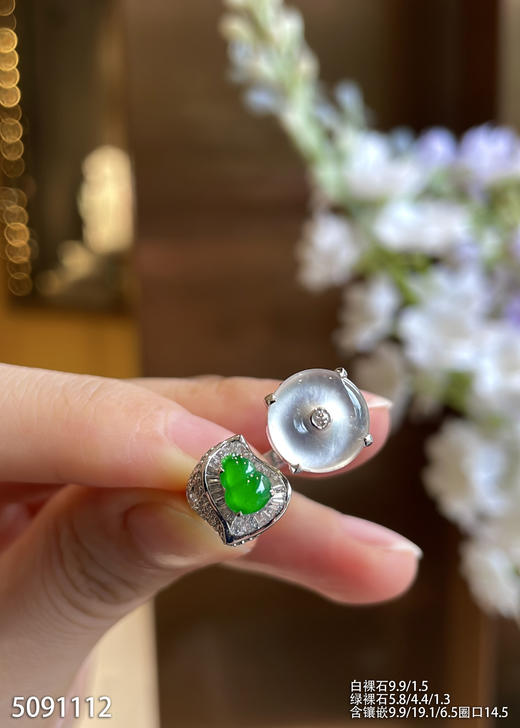 5091112，平安扣戒指。具体价格微信咨询 商品图1