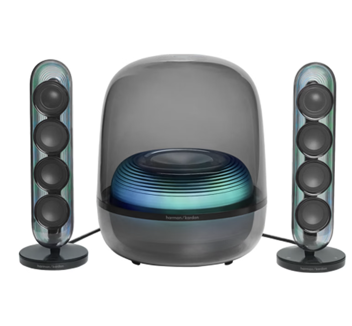 哈曼卡顿（Harman/Kardon）哈曼卡顿音乐水晶五代流光版蓝牙音箱电脑桌搭居家艺术家用音响电竞游戏音箱低音炮HARMAN/KARDON