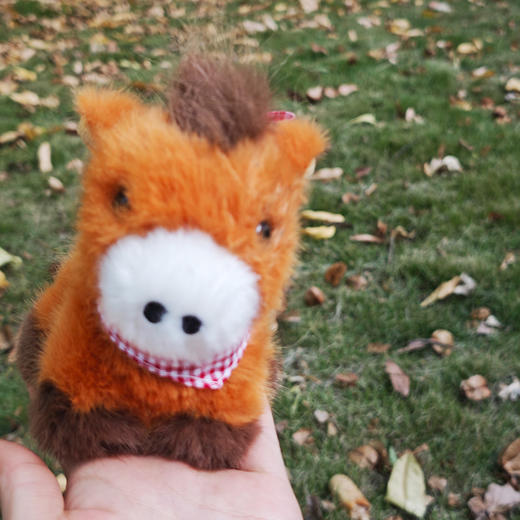 积分兑11cm三角巾小马毛绒公仔玩具-纪念日百货门店同款168047371 商品图3